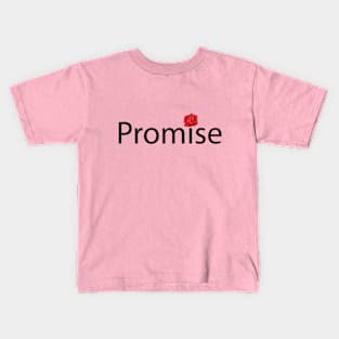 Promise being promising artsy Kids T-Shirt